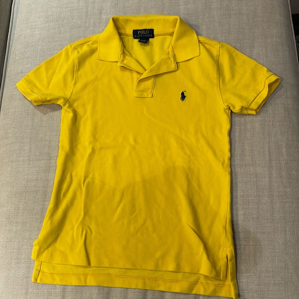 Ralph Lauren Boys Yellow Polo